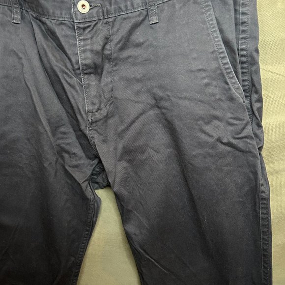 Black Denim Pants 36X32 Straight Leg - Picture 3 of 8